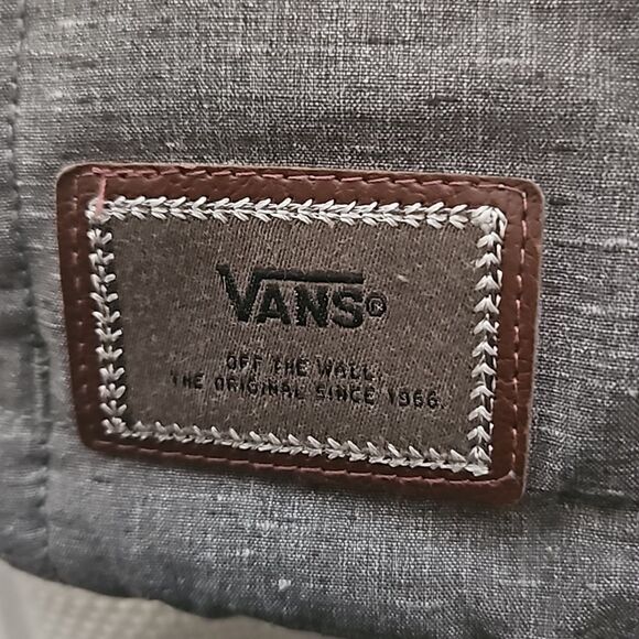 Vans Men's Puffy Zip-Up Hoodie Spring Jacket Gray Medium - Picture 11 of 16